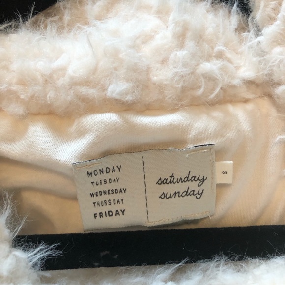 Anthropologie “Saturday Sunday” Sherpa Pullover - Picture 7 of 7